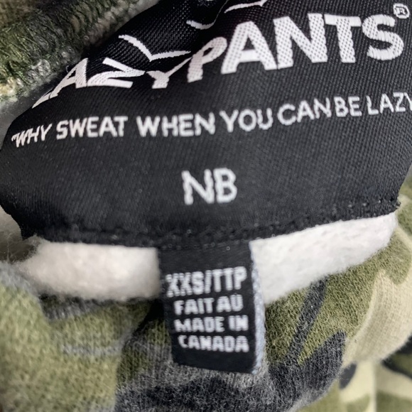 NEW Lazypants Jogger Sweatpants in Camo Print - Picture 5 of 5